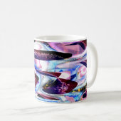 Abstracte Oceaan Koffiemok (Voorkant rechts)