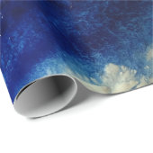 Abstracte oceaan kunst cadeaupapier (Rol Hoek)