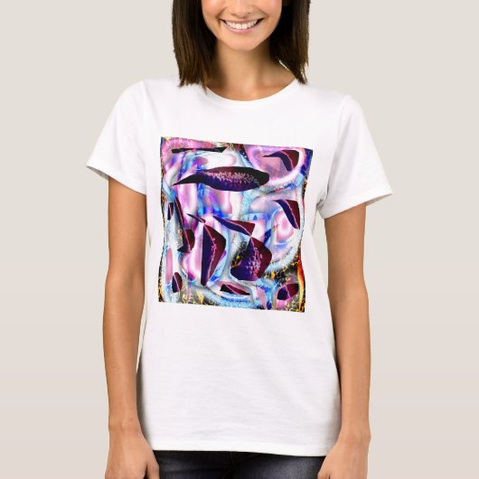 Abstracte Oceaan T-shirt (Voorkant)