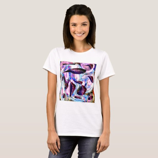 Abstracte Oceaan T-shirt (Voorkant volledig)