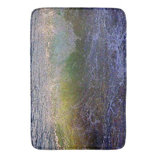 Abstracte oceaangolf badmat (Voorkant Verticaal)