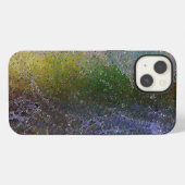 Abstracte oceaangolf iPhone hoesje (Achterkant horizontaal)