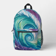 Abstracte oceaangolfspiraal