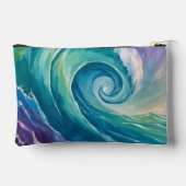Abstracte Oceaangolfspiraal Etui (Achterkant)