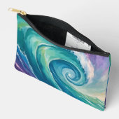 Abstracte Oceaangolfspiraal Etui (Open)