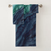 Abstracte Oceaangolven Bad Handdoek (Insitu)