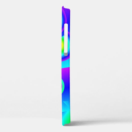 Abstracte oceaangolven Case-Mate iPhone case (Achterkant / Links)