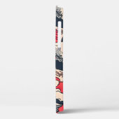 Abstracte  oceaangolven Japanse stijlkunst | Case-Mate iPhone Case (Achterkant / Links)