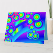 Abstracte oceaangolven kaart (Voorkant)