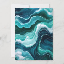 Abstracte oceaangolven