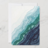 Abstracte Oceaangolven Kaart (Achterkant)