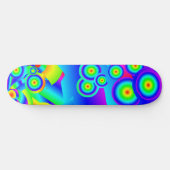 Abstracte oceaangolven persoonlijk skateboard (Horizontaal)