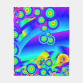 Abstracte oceaangolven Vleekzak Fleece Deken (Voorkant)