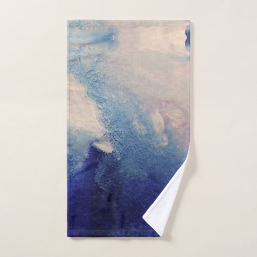 Abstracte oceaankunst bad handdoek (Handdoek)