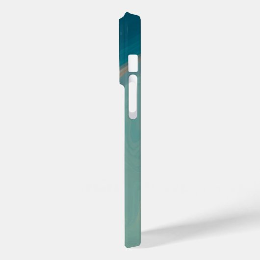 Abstracte oceaanmarmer iPhone 14 Pro hoes. Case-Mate iPhone Case (Achterkant / Links)