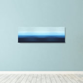 Abstracte Ocean Air Print (Insitu (Houten vloer))
