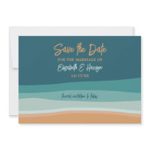 Abstracte Ocean Beach bruiloft