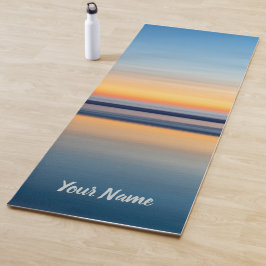 Abstracte Ocean Beach Sunset Yogamat