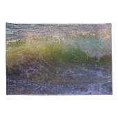 Abstracte Ocean Wave Kussensloop (Achterkant-Rechts)