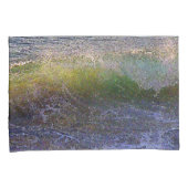Abstracte Ocean Wave Kussensloop (Voorkant-Rechts)
