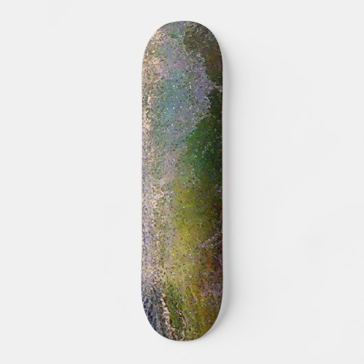 Abstracte Ocean Wave Skateboard (Voorkant)