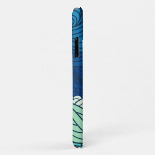 Abstracte Ocean Waves Case-Mate iPhone Case (Achterkant/rechts)