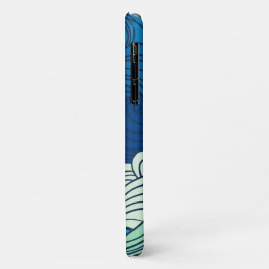Abstracte Ocean Waves Case-Mate iPhone Case (Achterkant/links)