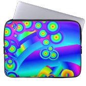 Abstracte Ocean waves Electronics Bag Laptop Sleeve (Voorkant)