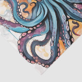 Abstracte Octopus Kleurrijk Tissuepapier (Detail)