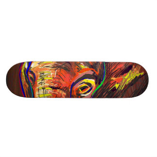 Abstracte ogen persoonlijk skateboard