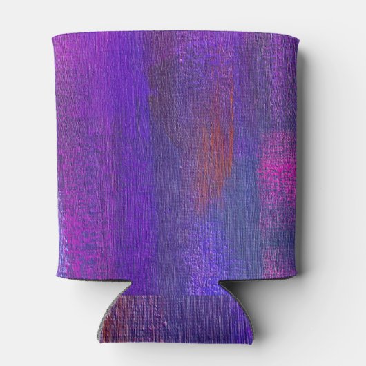 Abstracte olie: canvastextuur achtergrond. blikjeskoeler (Achterkant)