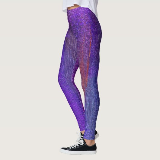 Abstracte olie: canvastextuur achtergrond. leggings (Links)