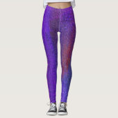 Abstracte olie: canvastextuur achtergrond. leggings (Voorkant)