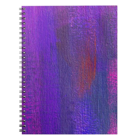 Abstracte olie: canvastextuur achtergrond. notitieboek (Voorkant)