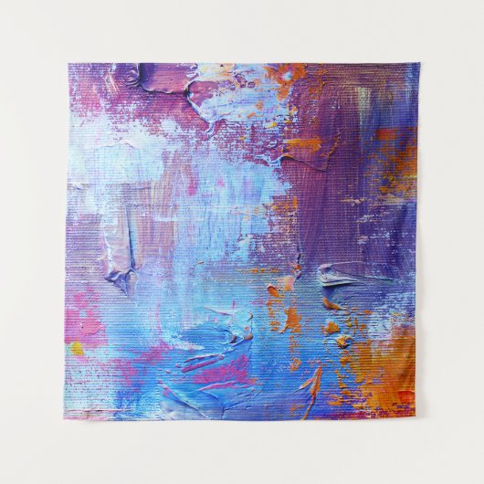 Abstracte olie: canvastextuur achtergrond wandkleed (Voorkant)