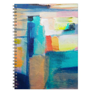 Abstracte olie-textuur artistry notitieboek