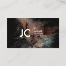 Abstracte oliefilter Professionele Monogram Donker