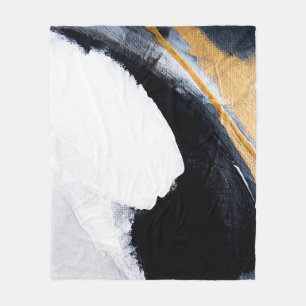 Abstracte oliestextuurachtergrond. Abstract kunstg Fleece Deken