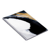 Abstracte oliestextuurachtergrond. Abstract kunstg Notitieboek (Rechterzijde)