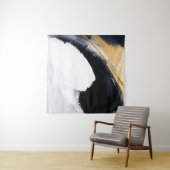 Abstracte oliestextuurachtergrond. Abstract kunstg Wandkleed (In situ)