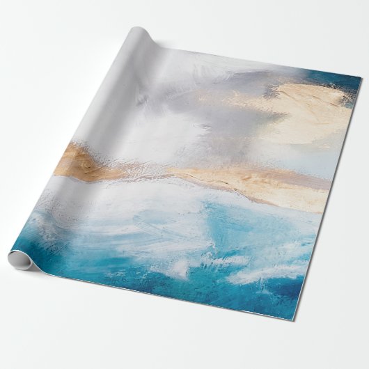 Abstracte oliestextuurachtergrond. Verf op canvas. Cadeaupapier (Uitgerold)