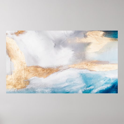 Abstracte oliestextuurachtergrond. Verf op canvas. Poster (Voorkant)