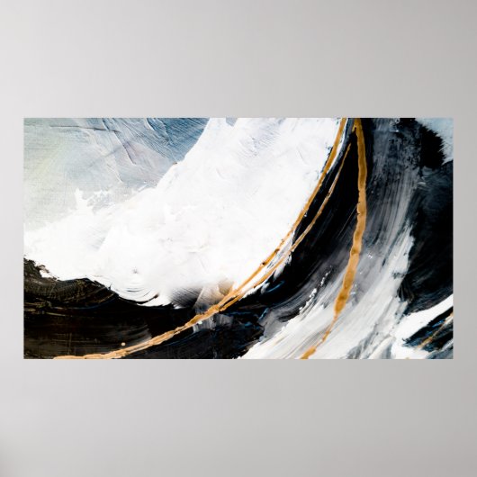 Abstracte oliestextuurachtergrond. Verf op canvas. Poster (Voorkant)
