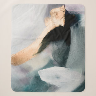 Abstracte oliestextuurachtergrond. Verf op canvas. Sherpa Deken