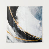 Abstracte oliestextuurachtergrond. Verf op canvas. Wandkleed (Voorkant (horizontaal))