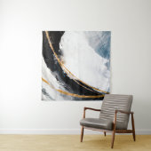 Abstracte oliestextuurachtergrond. Verf op canvas. Wandkleed (In Situ (horizontaal))