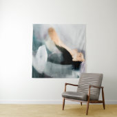 Abstracte oliestextuurachtergrond. Verf op canvas. Wandkleed (In Situ (horizontaal))