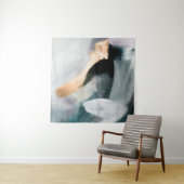 Abstracte oliestextuurachtergrond. Verf op canvas. Wandkleed (In situ)