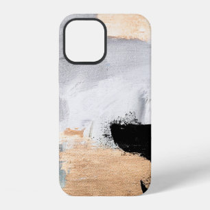 Abstracte olietextuur achtergrond. Verf op canvas. iPhone 12 Hoesje