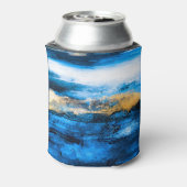 Abstracte olietextuur: moderne kunstachtergrond. blikjeskoeler (Blikje Achterkant)